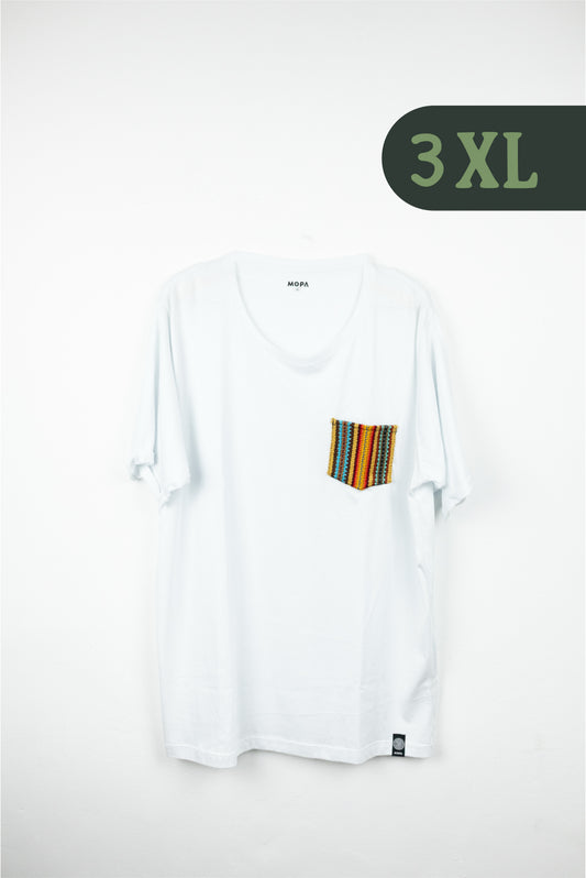 Camiseta Blanca - Bolsillo Guanga