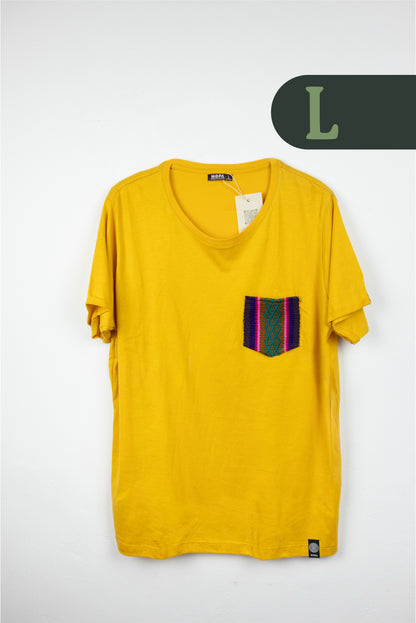 Camiseta Mostaza - Bolsillo Guanga