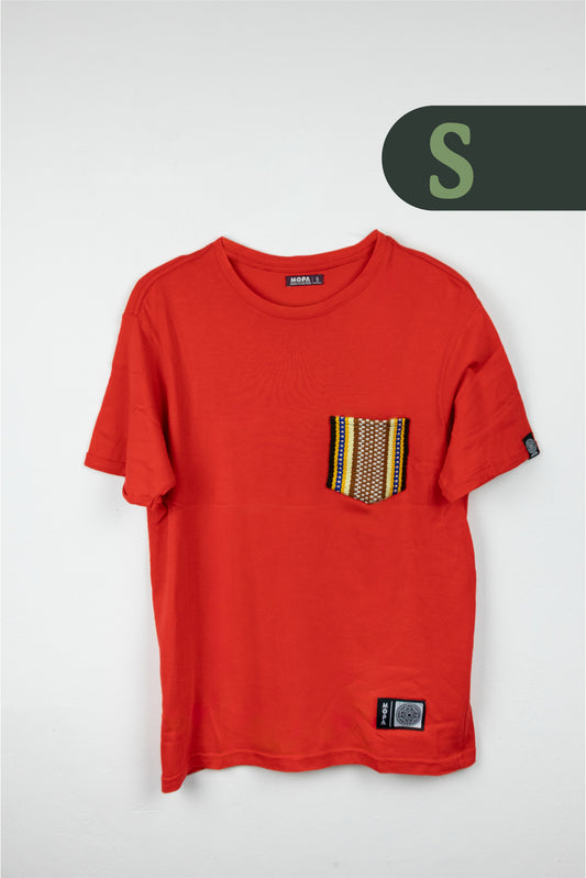 Camiseta Roja - Bolsillo Guanga