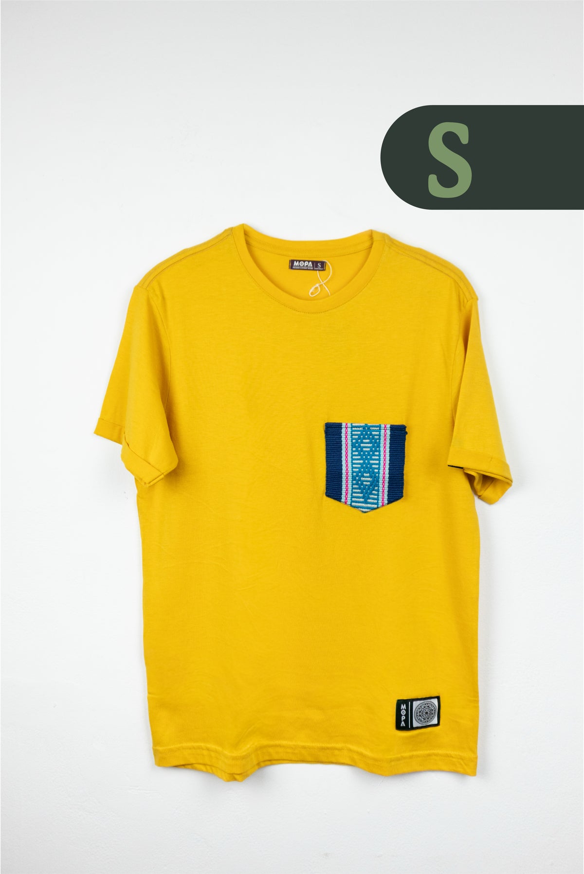 Camiseta Mostaza - Bolsillo Guanga