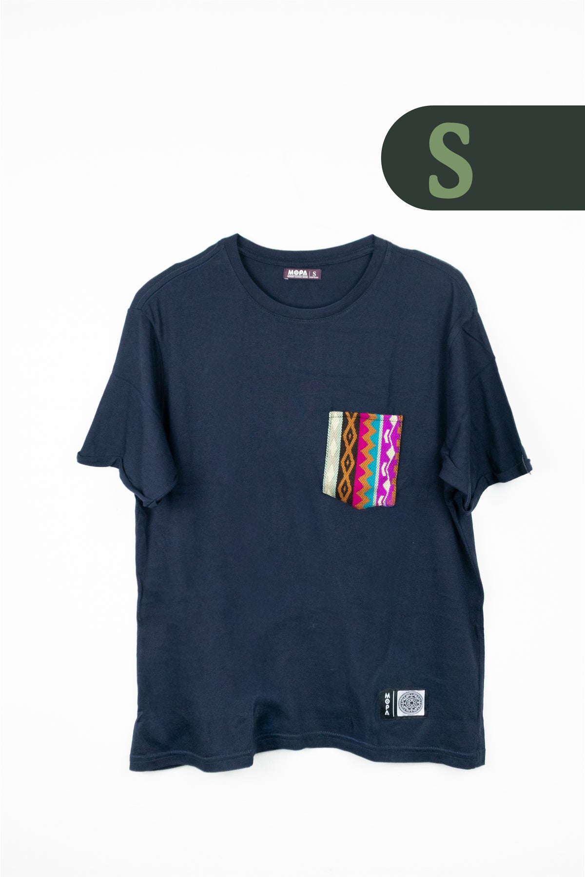 Camiseta Azul - Bolsillo
