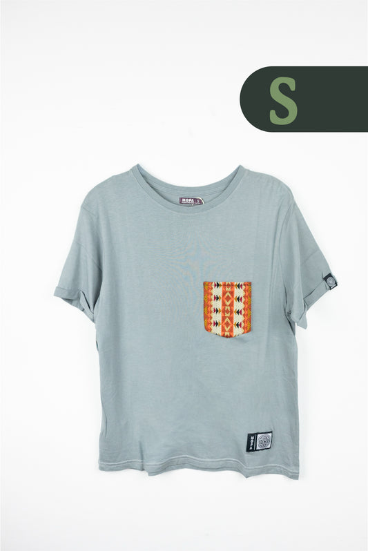 Camiseta Gris - Bolsillo Aguayo