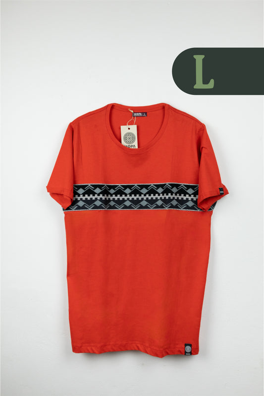 Camiseta Roja - Franja