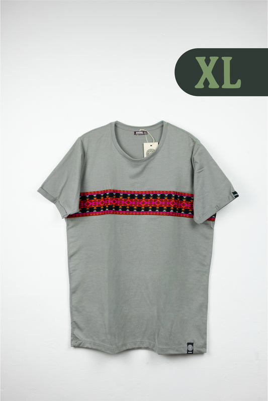 Camiseta Gris - Franja